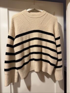 Zara oversized striped sweater